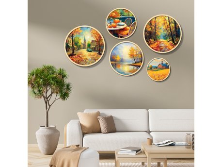 WALLXPERT Dekorativna slika iz 5 delova Yats 31