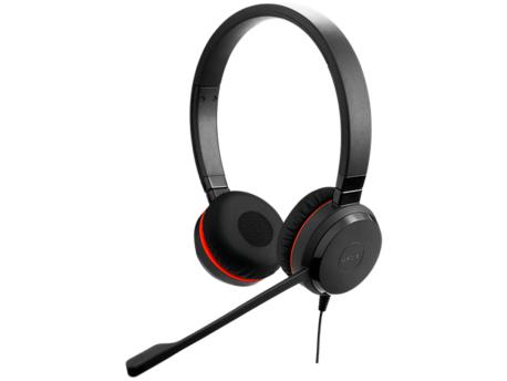 JABRA Evolve 20 Stereo MS USB C/A adapter Slušalice