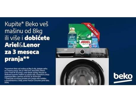 ARIEL BEKO P&G poklon set