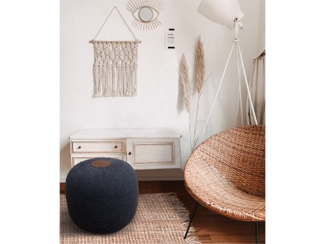 WALLXPERT Tabure Fluffy Anthracite