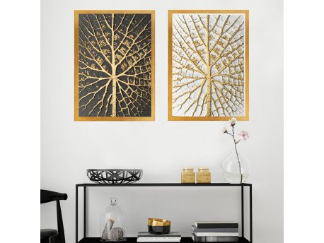 WALLXPERT Dekorativna slika u okviru (2 komada) SET_129