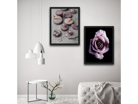 WALLXPERT Dekorativna slika u okviru (2 komada) Macrose Set