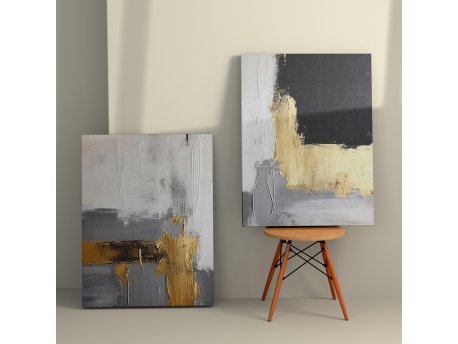 WALLXPERT Dekorativna slika na platnu (2 komada) 2KNV4383 50 x 70