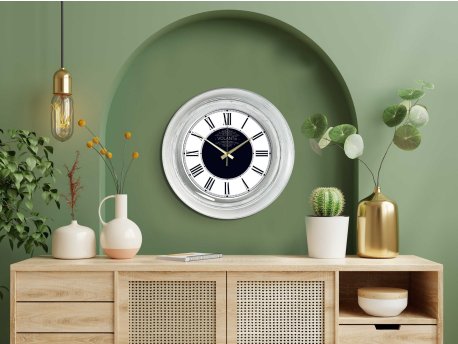 WALLXPERT Dekorativni zidni sat A80818 Sbyz2Gld