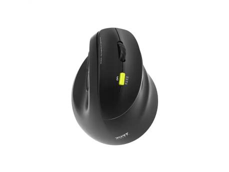 PORT DESIGN Bežični miš Ergonomic 2.4 GHz Bluetooth punjivi
