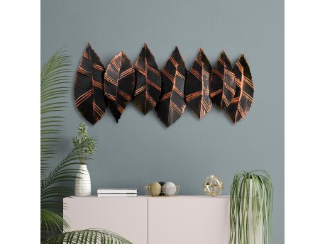 WALLXPERT Dekorativni metalni zidni pribor Hornbeam 2
