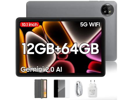 BLACKVIEW Tablet 10.1 Tab 20 Wifi 800x1280 HD+ IPS/4GB/64GB/5MP-8MP/Android 15/gray