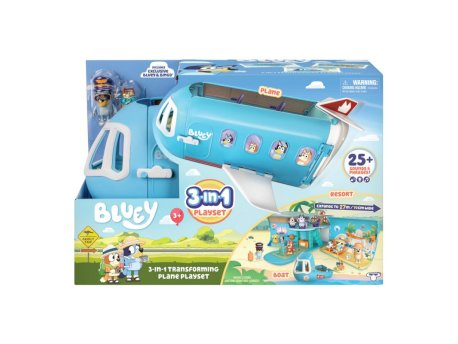 DEXY CO BLUEY S11 3-IN-1 AIRPLANE PLAYSET