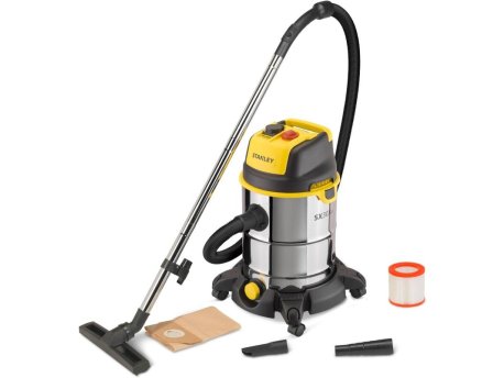 STANLEY SXVC30XTDE Inox usisivač za mokro i suvo usisavanje, 1600W, 30l