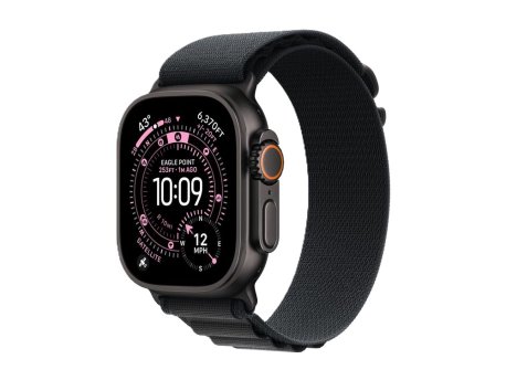 APPLE Watch Ultra 3 Cellular 49mm Black Titanium Case with Black Alpine Loop – Large (mf0x4se/a)