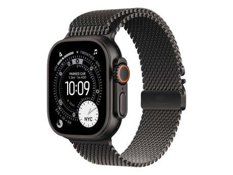 APPLE Watch Ultra 3 Cellular 49mm Black Titanium Case with Black Titanium Milanese Loop – Small (mf1n4se/a)