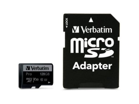 VERBATIM Pro microSDXC CL10 UHS-3 128GB (47044)