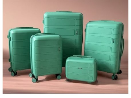 Bolzz Set kofera WORLD 5/1 Green