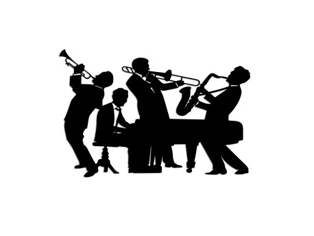 WALLXPERT Dekorativni metalni zidni pribor Musicians L