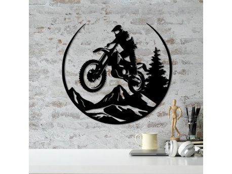 WALLXPERT Dekorativni metalni zidni pribor Enduro