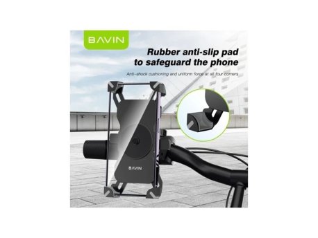 Bavin Držač za telefon, bicikl/motor/skuter, crna