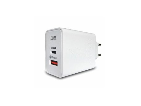 Bavin Bavitel punjač 50W Usb A+ Type C, bela