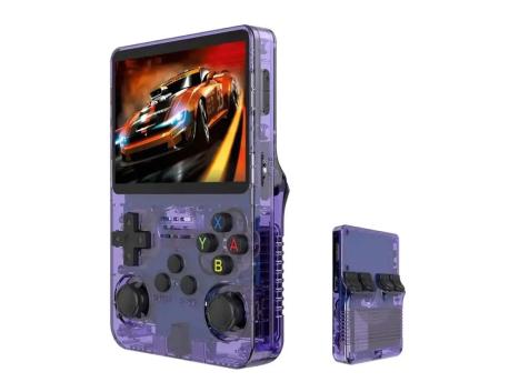 NIKEDA Gaming Console - R36S Handheld Console (purple)