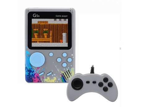 NIKEDA Gaming Console - G5 Handheld Console (Grey-Blue)