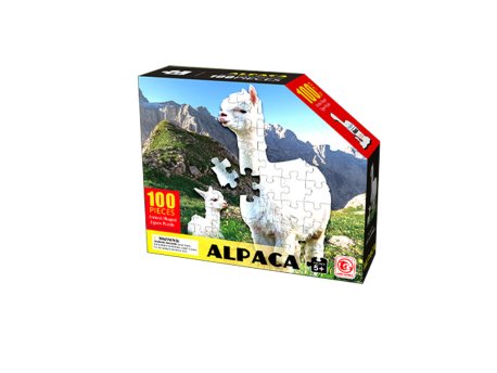 PERTINI Puzzle U Obliku Životinje - Lama 100 Delova