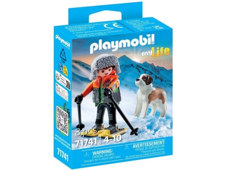PERTINI Playmobil My life Zabava na snegu sa bernardincem