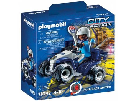 PERTINI Playmobil City action Policajac na kvadu