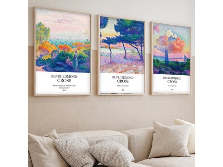 WALLXPERT Dekorativna slika iz 3 dela Huhu265 50 x 70