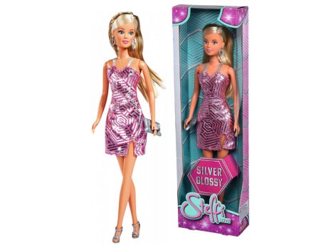 PERTINI Steffi lutka silver glossy