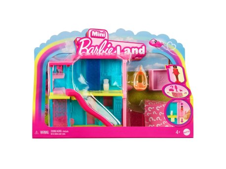 PERTINI Barbieland mini kuća sa roze toboganom