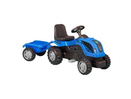 Milla Toys Traktor na pedale sa prikolicom plavi 88/10121