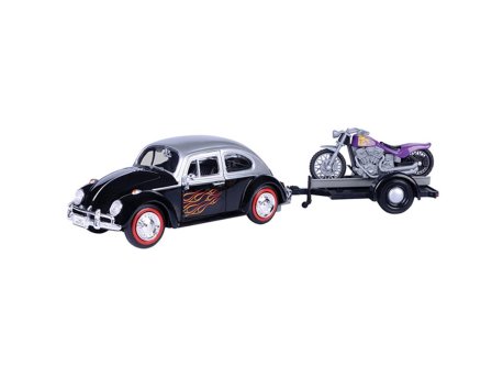 MotorMax Metalni auto 1:24 Volkswagen Motorible Trailer 25/79675