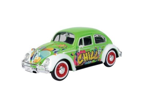 MotorMax Metalni auto 1:24 1966 Volkswagen Beetle Graffiti 25/79598