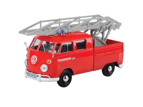 MotorMax Metalni auto 1:24 Volkswagen Fire Truck W/Aerial Ladder 25/79584