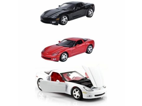 MotorMax Metalni auto 1:24 2005 GM Chevrolet Corvette C6 Mix 25/73270