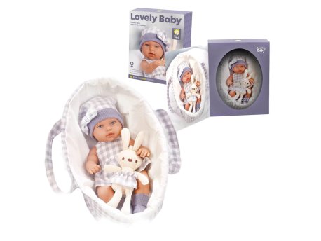 PERTINI Lutka Lovely Baby 33cm u nosiljci