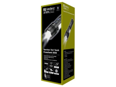 Sandberg Survivor 7u1 5000mAh, Powerbank i baterijska lampa (421-08)