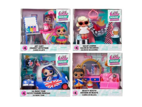 DEXY CO LOL SURPRISE FURNITURE PLAYSET ASST