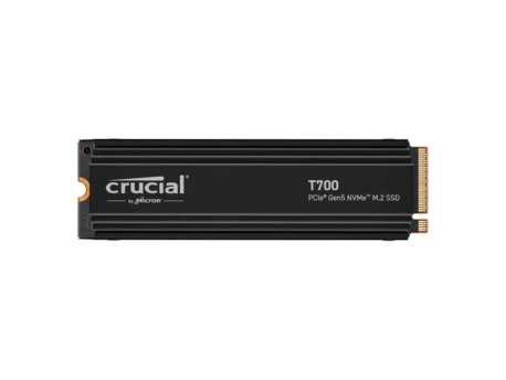 CRUCIAL T700 4000GB [4TB] NVMe PCIe Gen.5 M.2 2280 Heatsink