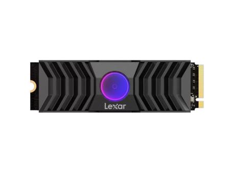 LEXAR 1TB High Speed PCIe Gen5 x4 M.2 NVMe up to 12,000 MB/s read and 11,000 MB/s write, RGB FAN heatsink