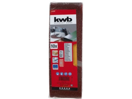 EINHELL By KWB trakasti brusni papir 75x533 GR40 | drvo-metal/alu-oksid set 10/1 49902504