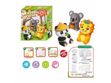 Milla Toys Kreativni set Napravi i oboji životinju od gipsa 11/62003