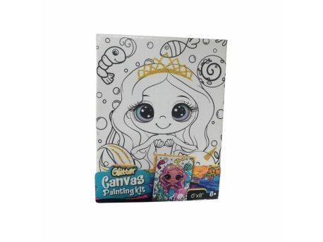 Milla Toys Kreativni set Slika na platnu Girl Glitter SS-24-001 63/71360