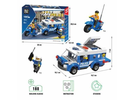 Blocki Kocke Policijska vozila 76/0612