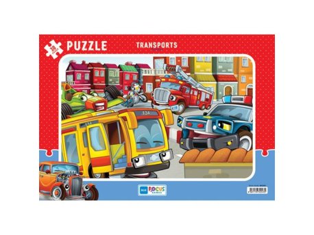 Blue Focus Puzzle Transports BF243 108/22435