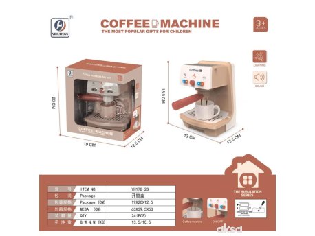 HK MINI HK MINI IGRAČKA APARAT ZA KAFU SA ŠOLJICOM