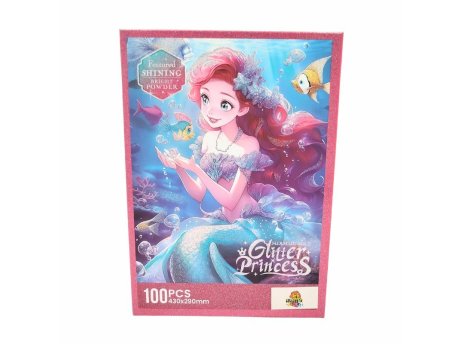 Milla Toys Puzzle Glitter Princess Mermaid Alice 91/71633