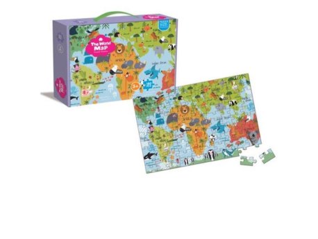 Milla Toys Puzzle Mapa sveta 91/71125