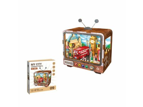 Milla Toys Drvene 3D puzzle Televizor London Streets 91/71769