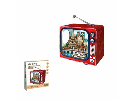 Milla Toys Drvene 3D puzzle Televizor Street View of Paris 91/71770