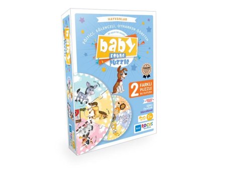 Blue Focus Puzzle Baby Round Animals BF074 108/20745